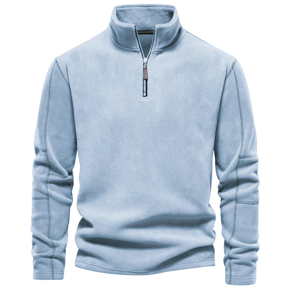 Men’s Fleece Quarter-Zip Pullover | Lightweight Cold-Weather Layer