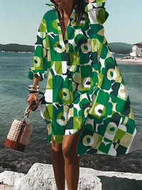 Green White