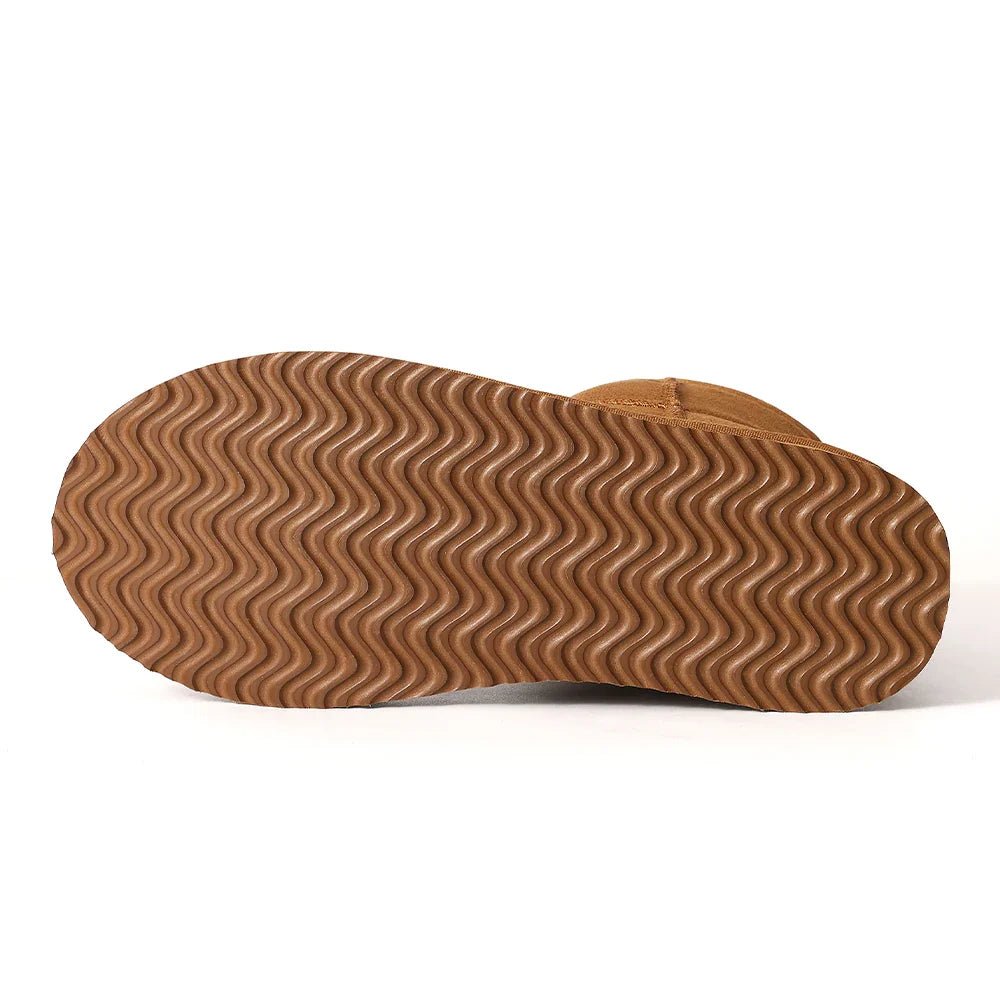 Classic Ankle Winter Boots | Warm Faux Fur Lining | Slip-Resistant Sole