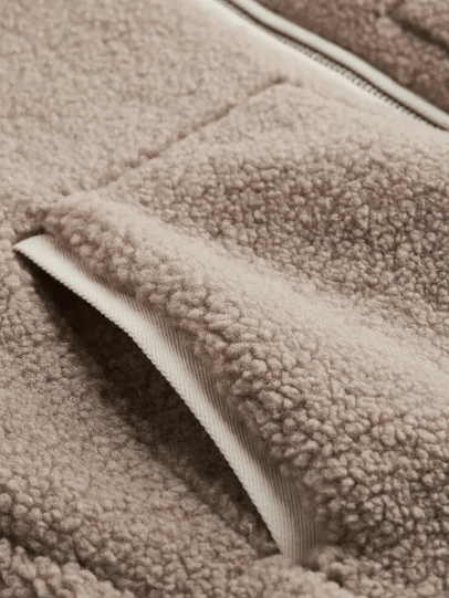 Oversized Sherpa Jacket | Zip-Up Design | Cozy Winter Layer