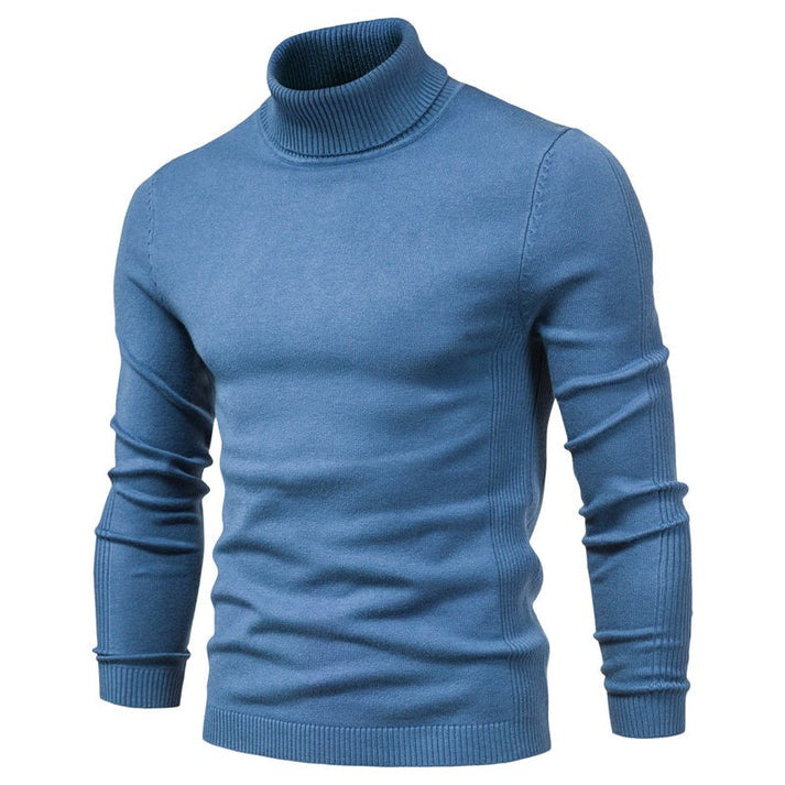 Men’s Classic Turtleneck Sweater | Soft Knit Pullover | Cold-Weather Layering Essential