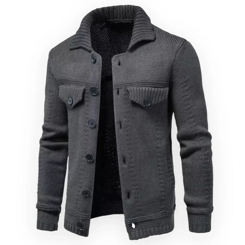 Knit Overshirt Jacket | Button-Front Cardigan Style | Warm Layer for Fall