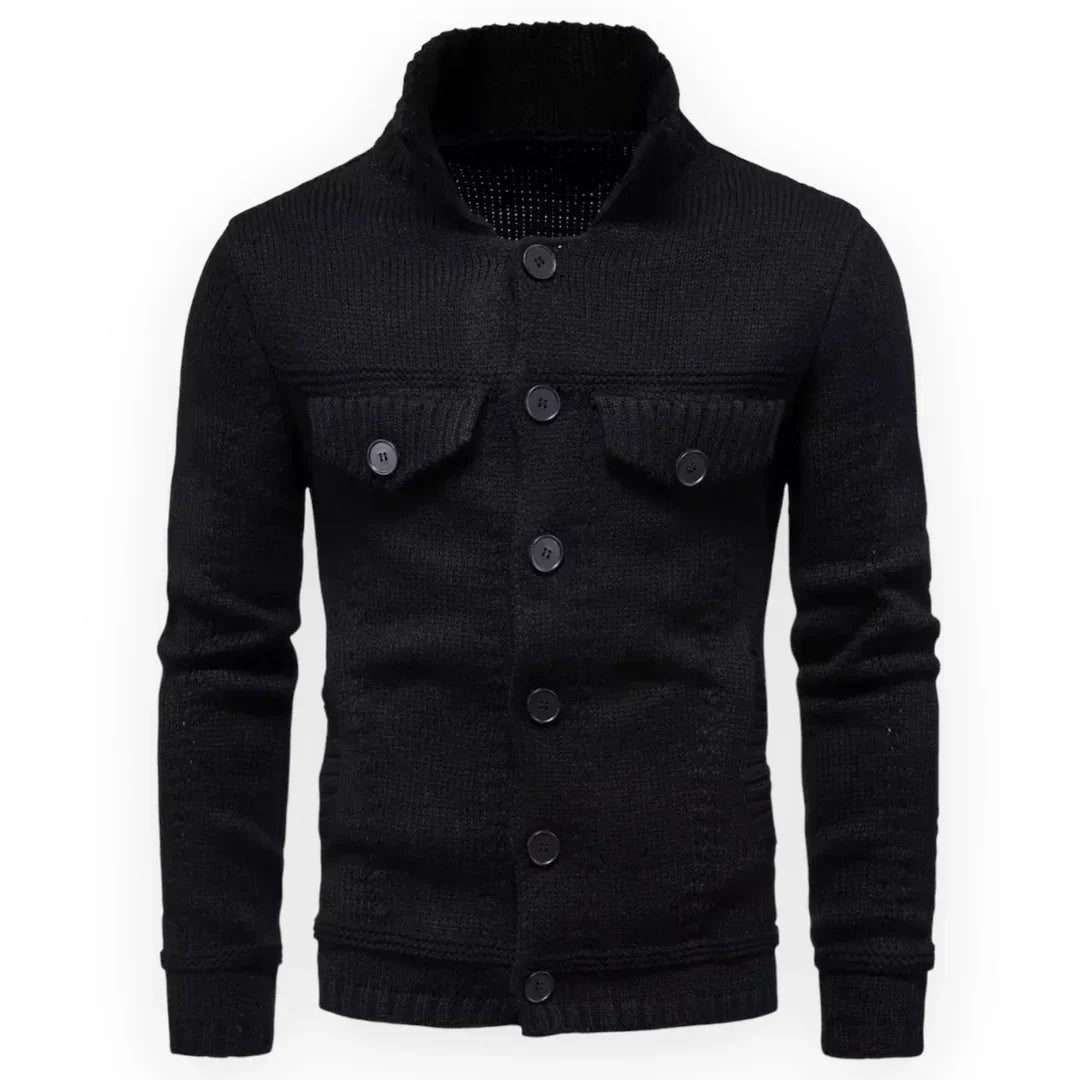 Knit Overshirt Jacket | Button-Front Cardigan Style | Warm Layer for Fall