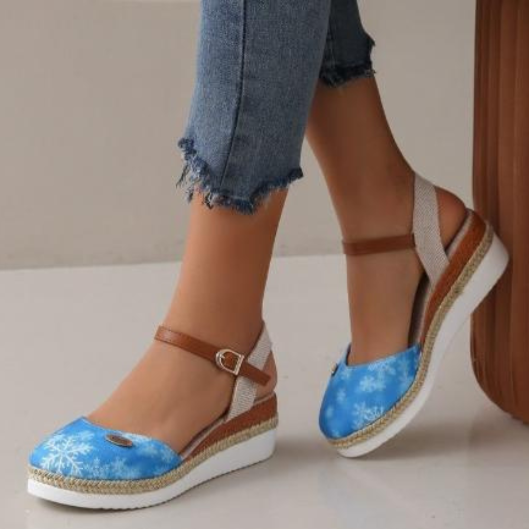 Wedge Espadrille Sandals | Ankle Strap Platform Shoes | Casual Summer Lift