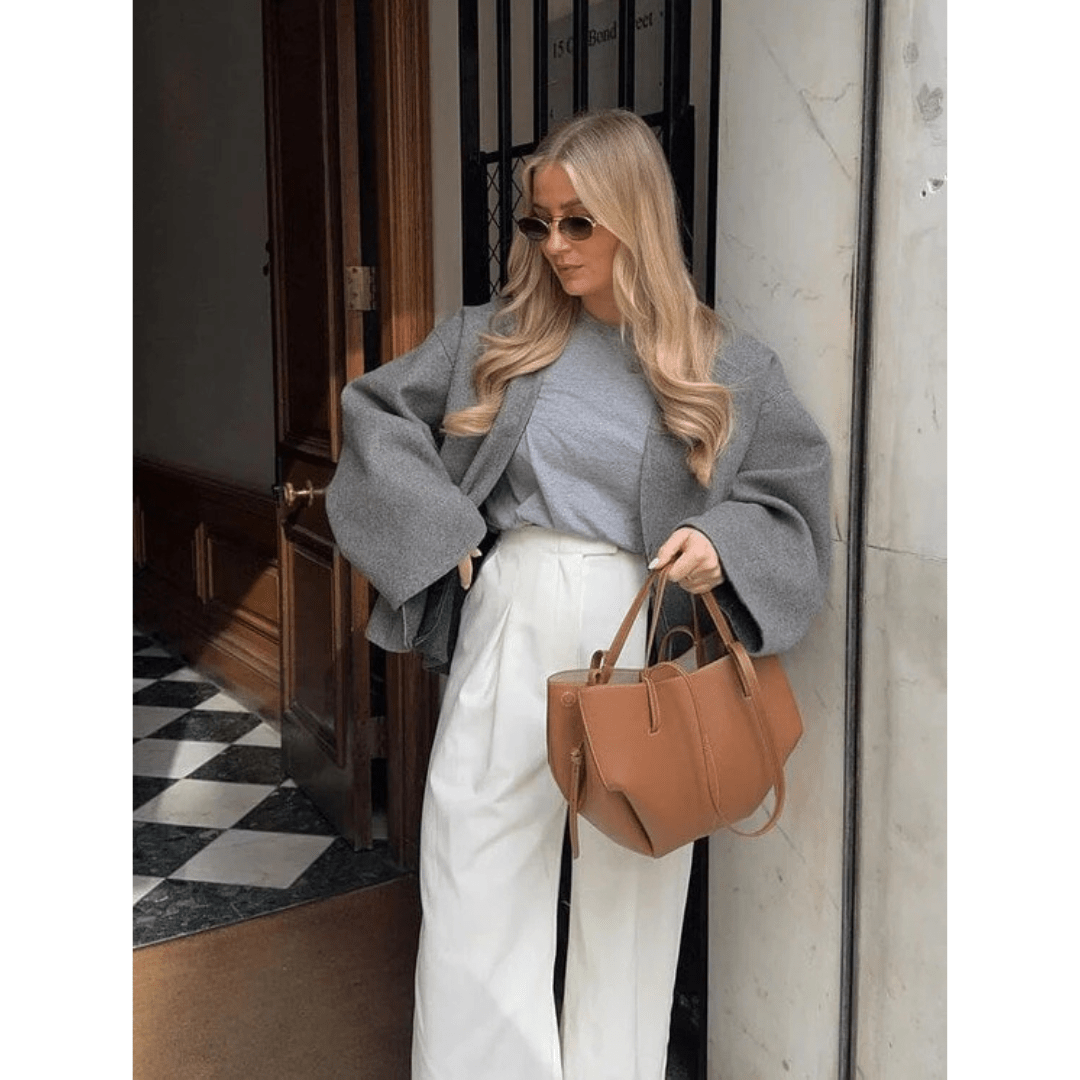 PU Leather Tote Bag | Dual Handles | Spacious Everyday Style