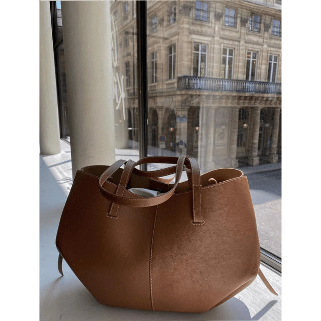 PU Leather Tote Bag | Dual Handles | Spacious Everyday Style