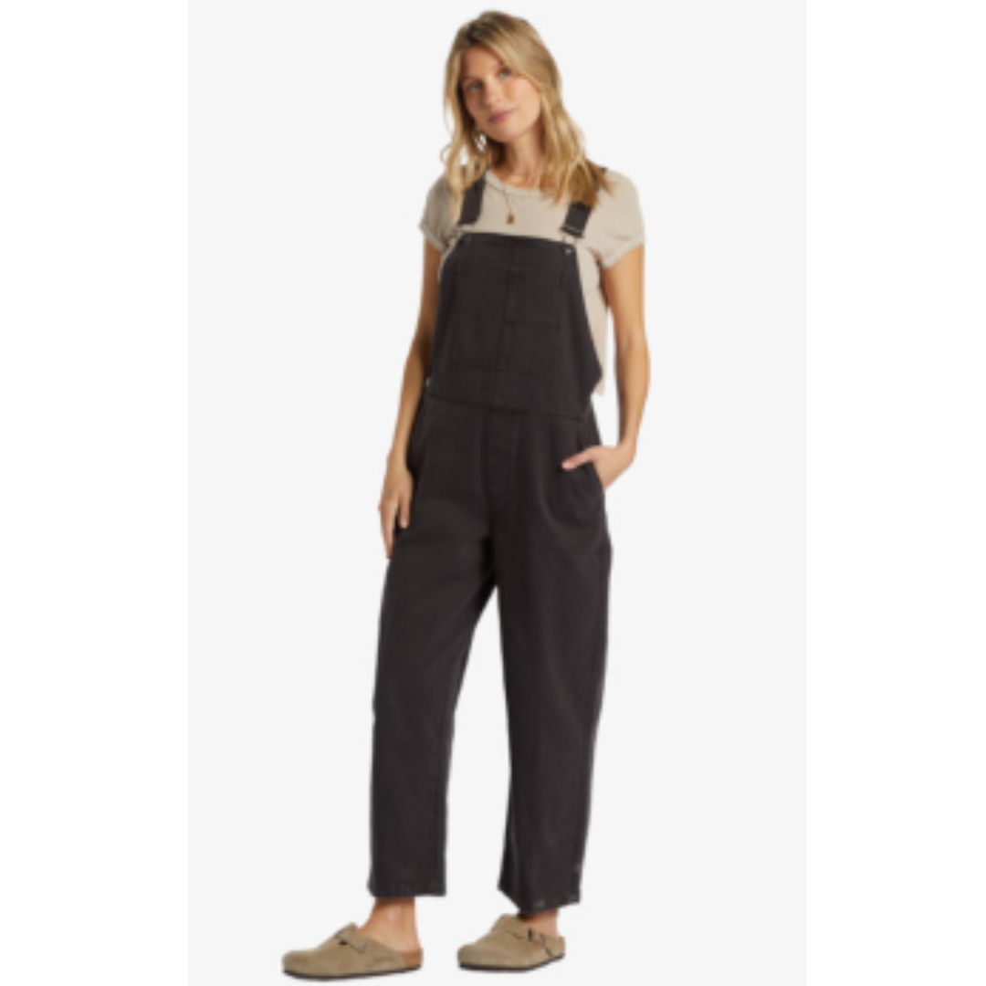 Wide-Leg Denim Overalls | Adjustable Straps | Relaxed Casual Fit