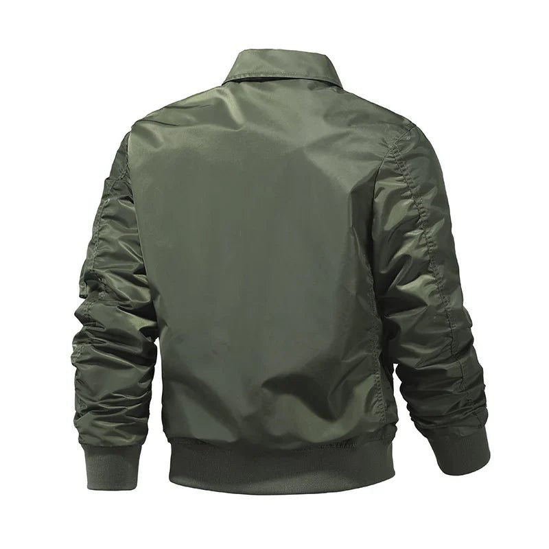 Classic Bomber Jacket | Wind-Resistant Design | Lightweight Comfort | Everyday Outerwear