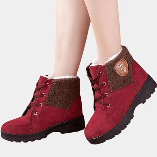 Women’s Winter Ankle Boots | Warm Fur Lining & Anti-Slip Sole | Casual Comfort