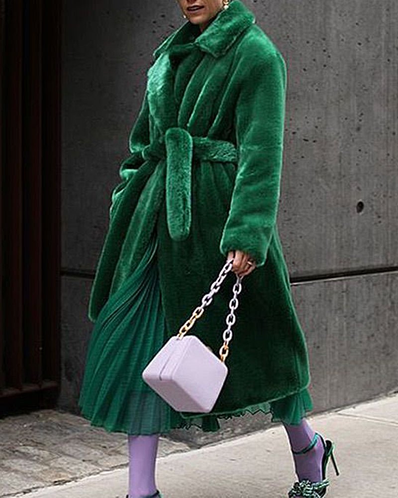Luxe Oversized Faux Fur Coat | Ultra-Soft Warmth | Longline Design | Winter Glam