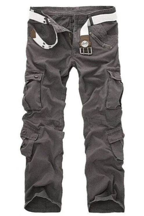 Men's Multi-Pocket Cargo Pants | Tactical Utility Style | Adjustable Fit