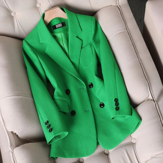 Double-Breasted Blazer | Tailored Fit | Bold Colour Options | Office to Evening