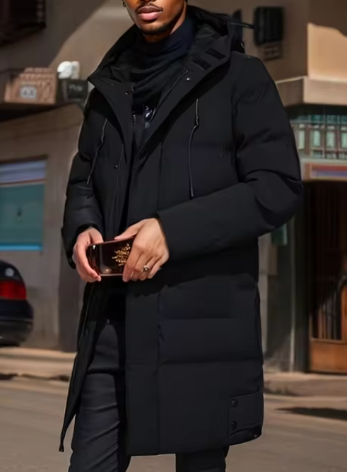 Men’s Heavyweight Puffer Parka | Long Hooded Winter Coat | Extreme Cold Outerwear Canada