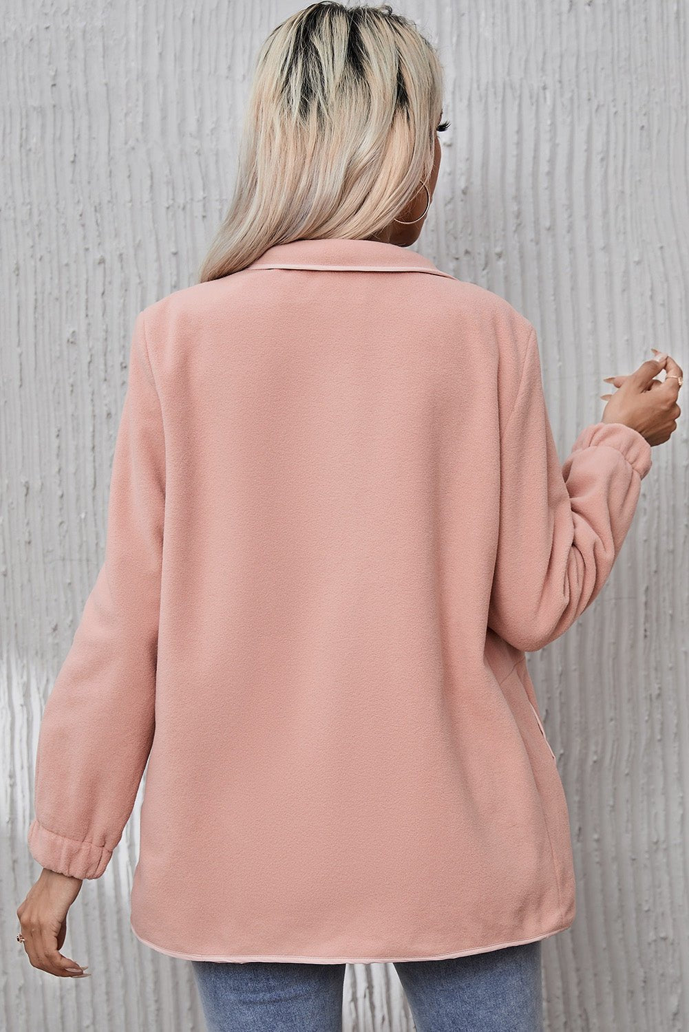 Cozy Sherpa Jacket | Warm & Soft Texture | Polyester Blend | Everyday Outerwear