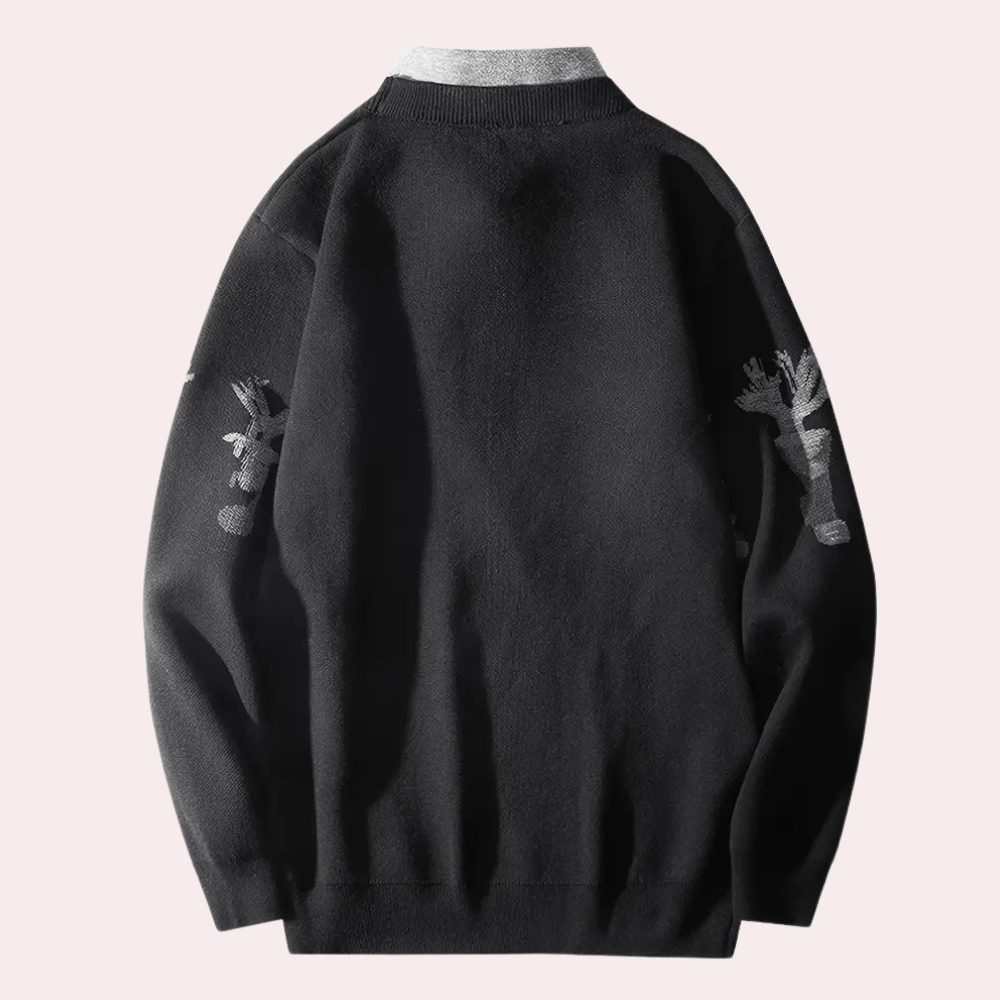 Festive Reindeer Sweater | Soft Knit | Holiday Style | Unisex