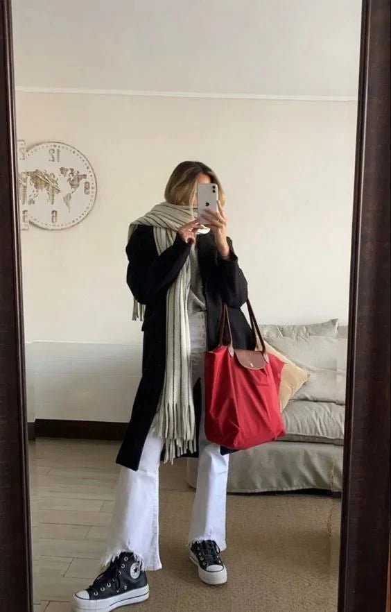 Classic Nylon Tote Bag | Zip Top | Everyday Lightweight Carryall