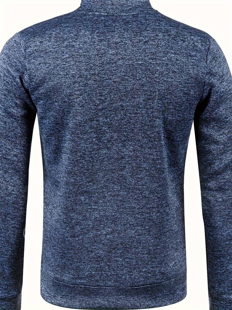 Men’s Zip-Up Knit Track Jacket | Lightweight Layer | Sport-Casual Fit