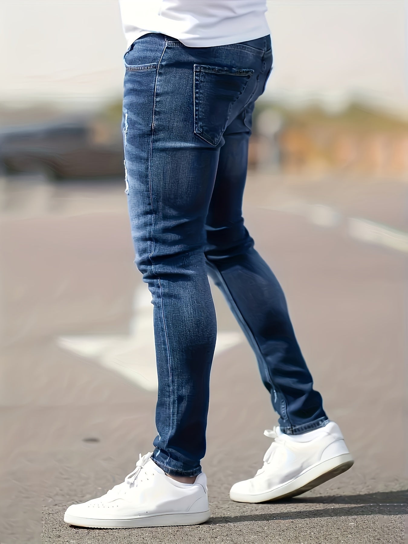 Men's Classic Slim Fit Jeans | Stretch Denim | Everyday Light Wash