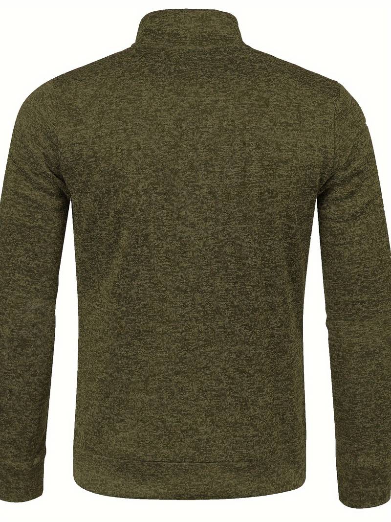 Men’s Zip-Up Knit Track Jacket | Lightweight Layer | Sport-Casual Fit