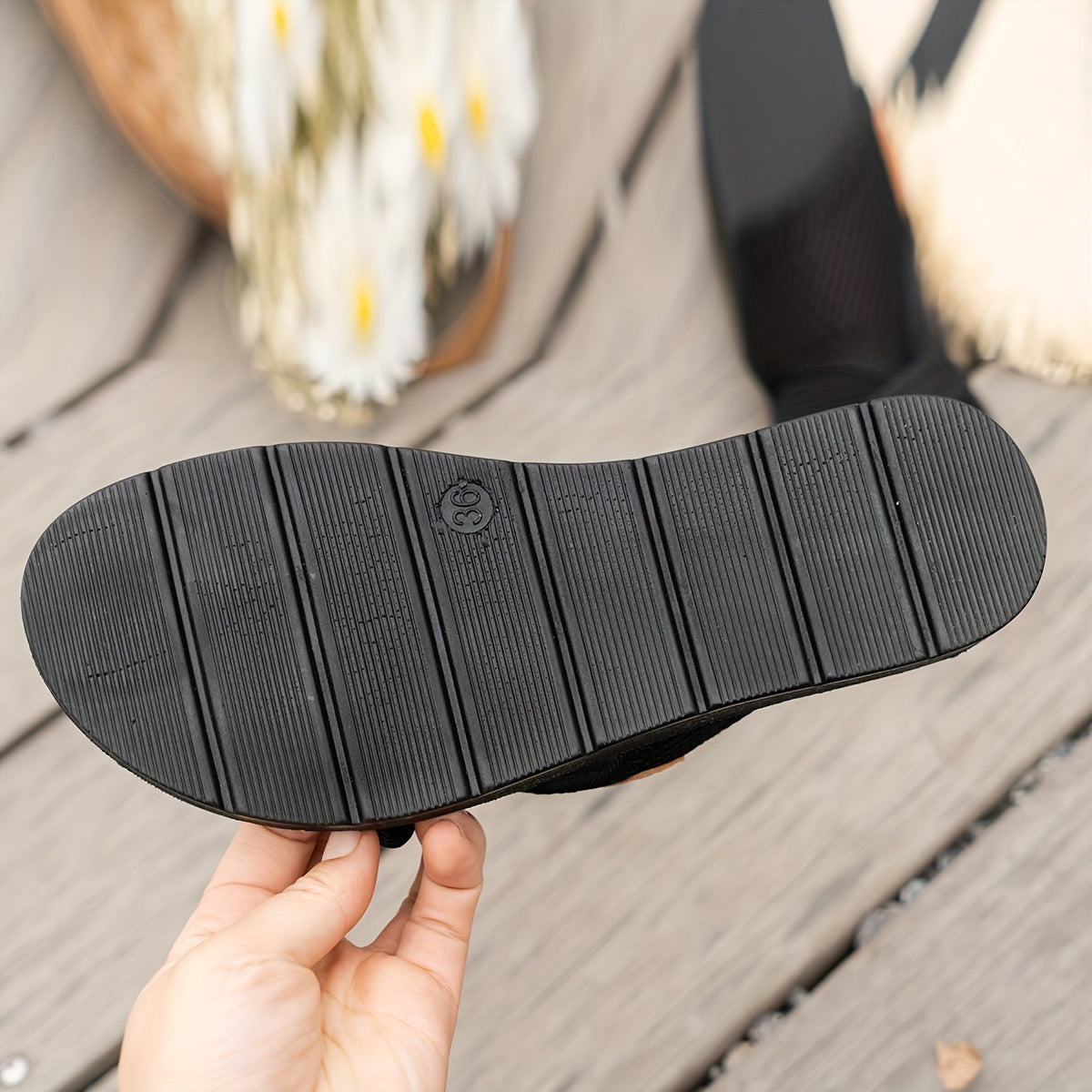 Comfort Slip-On Sandals | Criss-Cross Mesh Straps | Cushioned Sole