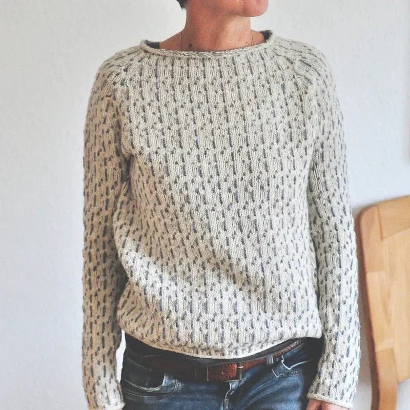 Chunky Textured Knit Sweater | Soft Acrylic Blend | Relaxed Fit | Casual Winter Essential