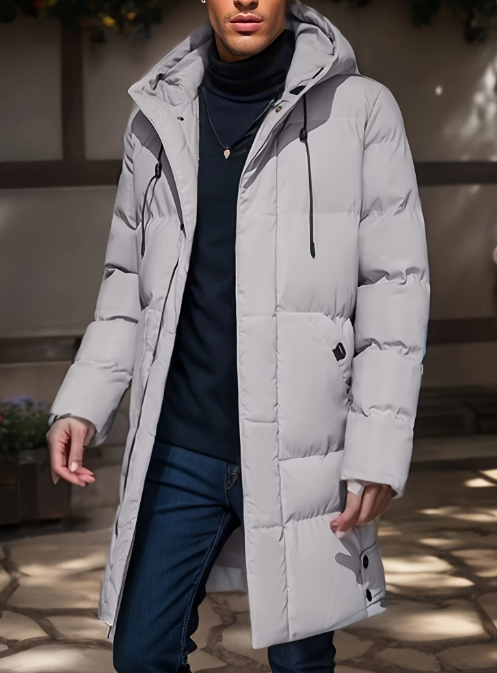 Men’s Heavyweight Puffer Parka | Long Hooded Winter Coat | Extreme Cold Outerwear Canada