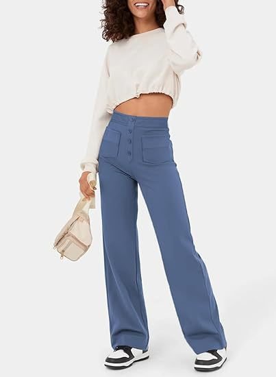 High-Waisted Wide-Leg Trousers | Versatile Fit | Casual to Office Wear