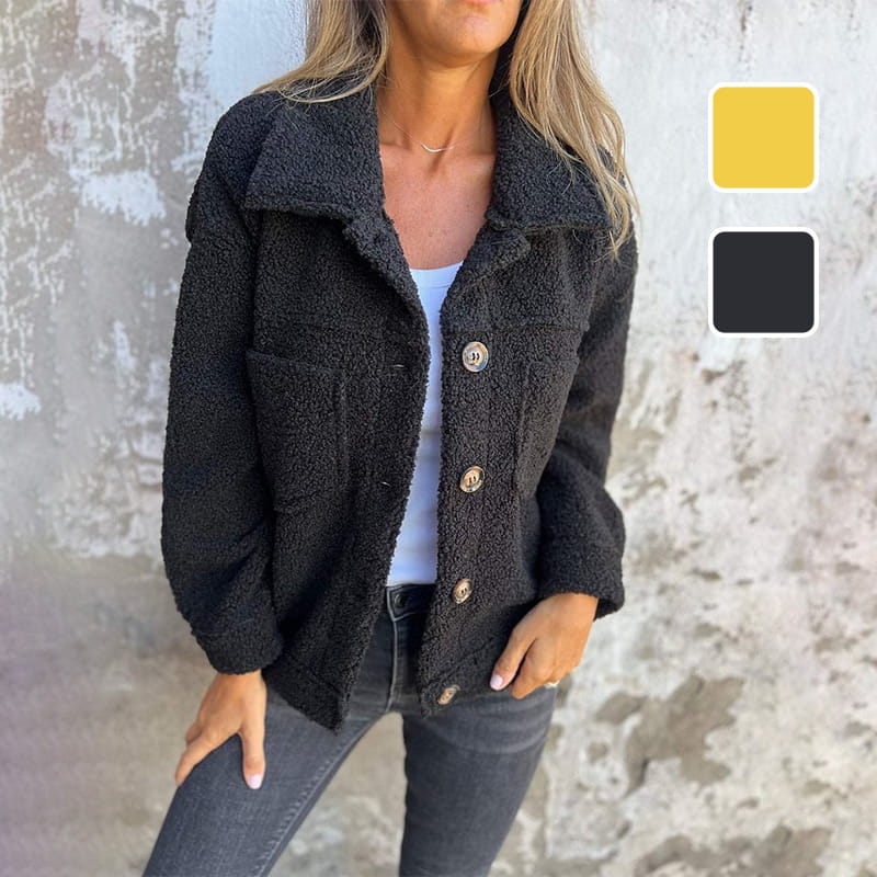 Oversized Fleece Jacket | Soft and Cozy | Button-Up Style