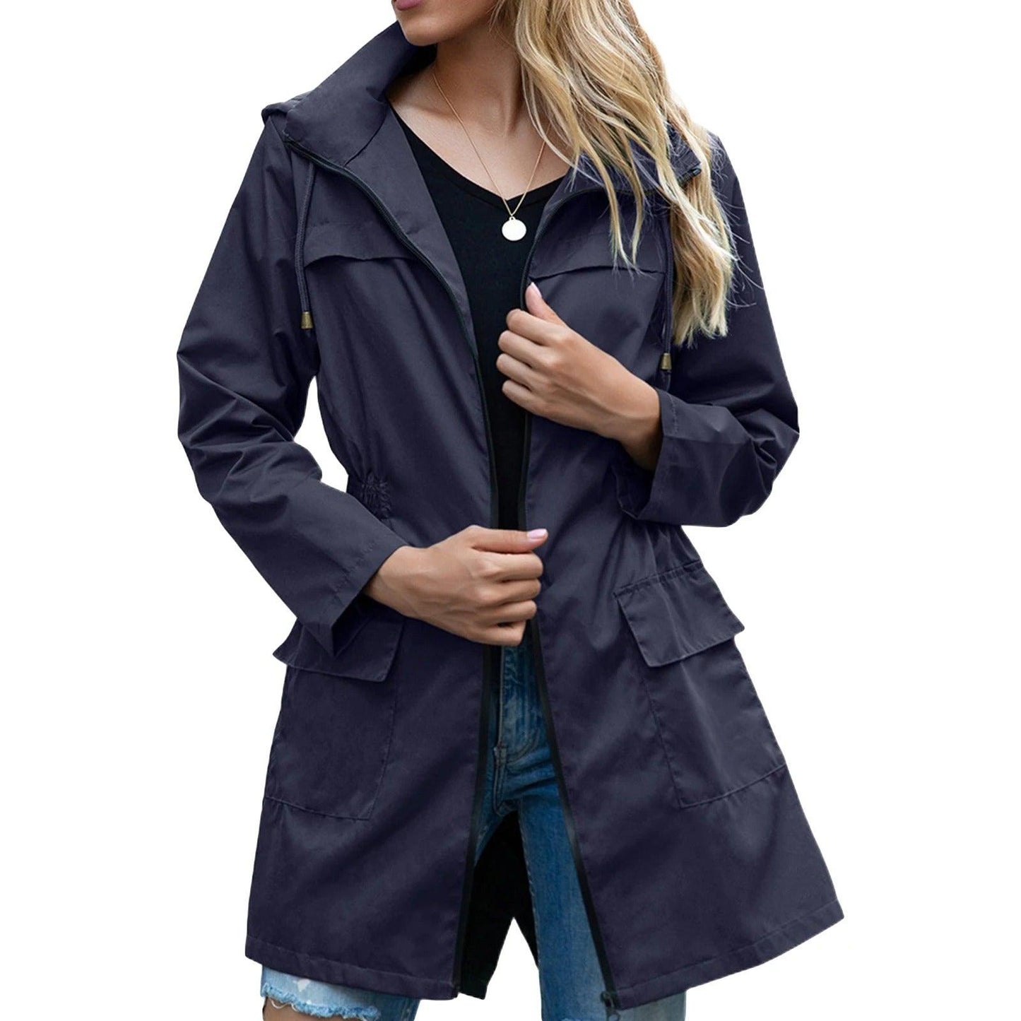 Hooded Raincoat | Water-Resistant | Lightweight and Stylish