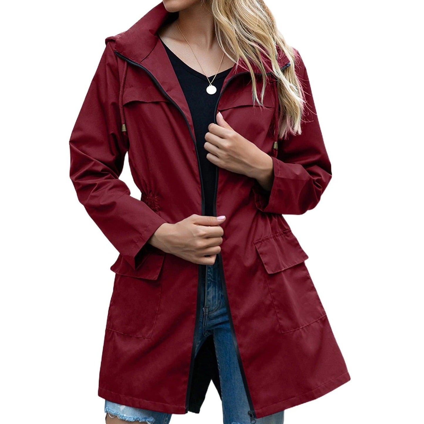 Hooded Raincoat | Water-Resistant | Lightweight and Stylish