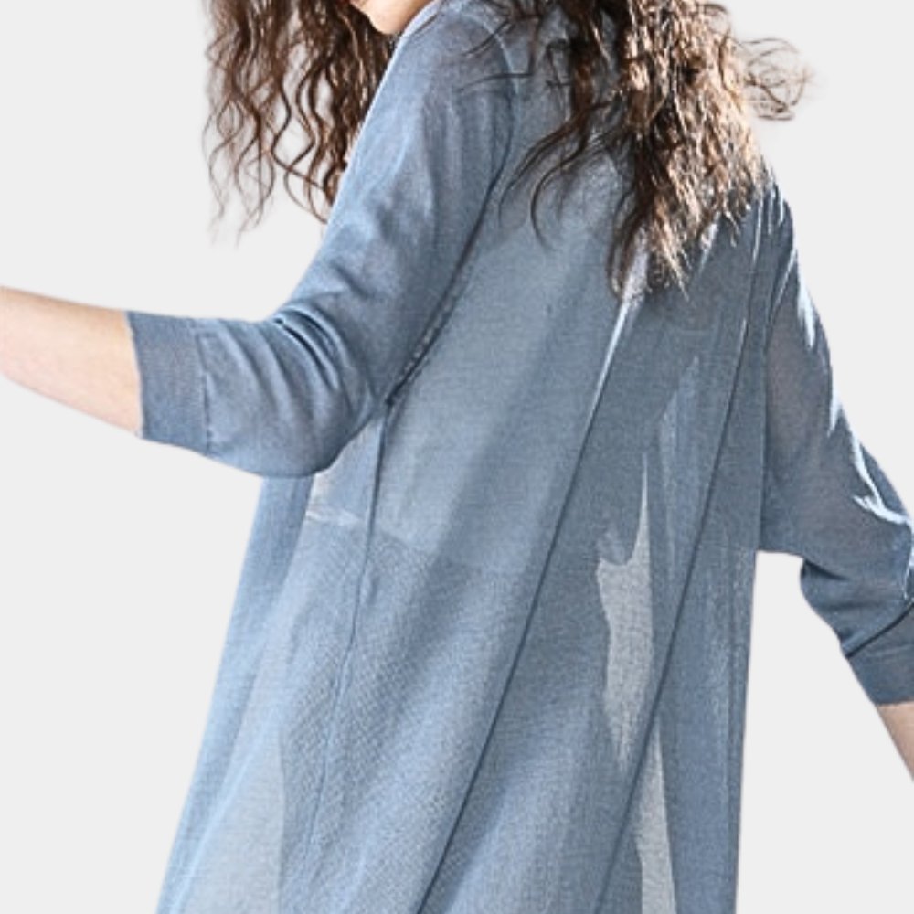 Lightweight Drape Cardigan | Open-Front Design | Soft Modal Blend | Elegant Everyday Layer