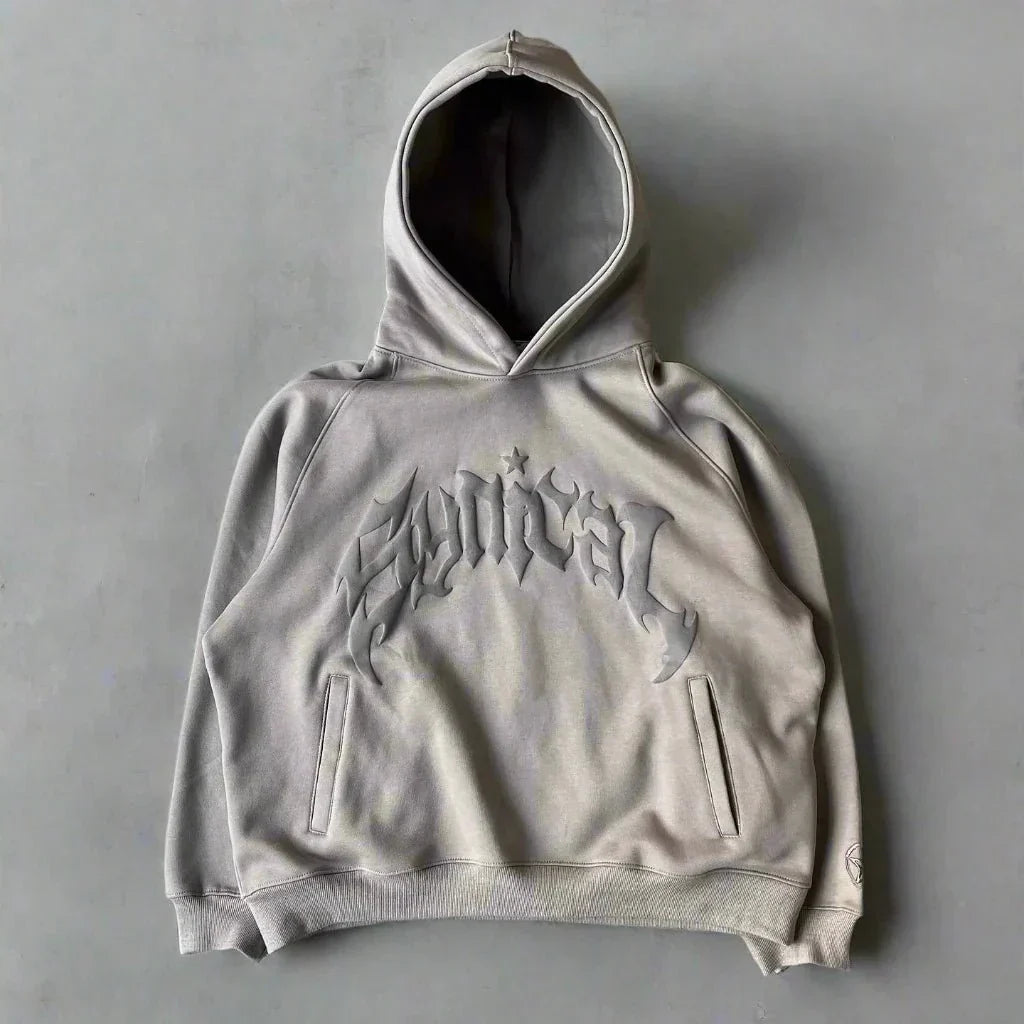 Men’s “Cynical” Graphic Hoodie | Oversized Streetwear Pullover | Urban Cotton Blend