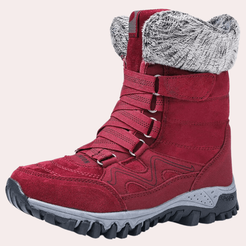 Waterproof Winter Hiking Boots | Fleece-Lined & Insulated | Anti-Slip Sole