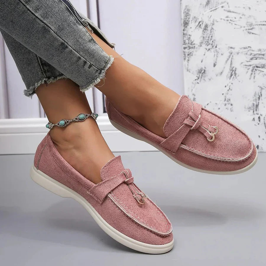 Slip-On Loafers | Textured Microsuede | Everyday Comfort Sole