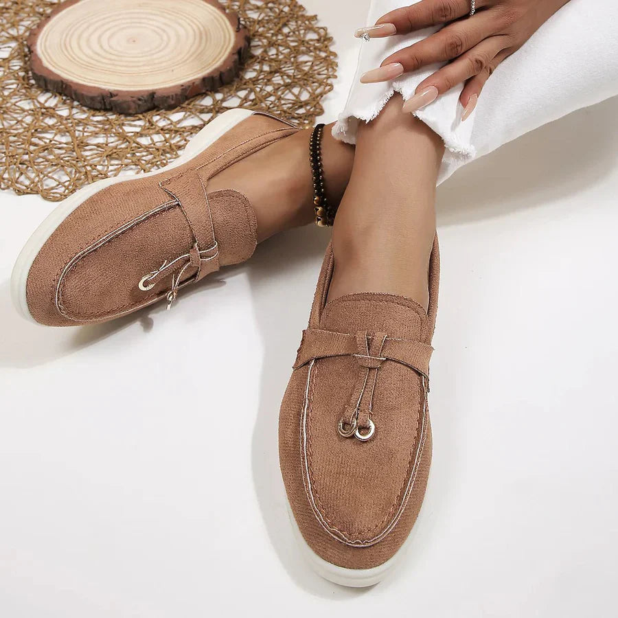 Slip-On Loafers | Textured Microsuede | Everyday Comfort Sole