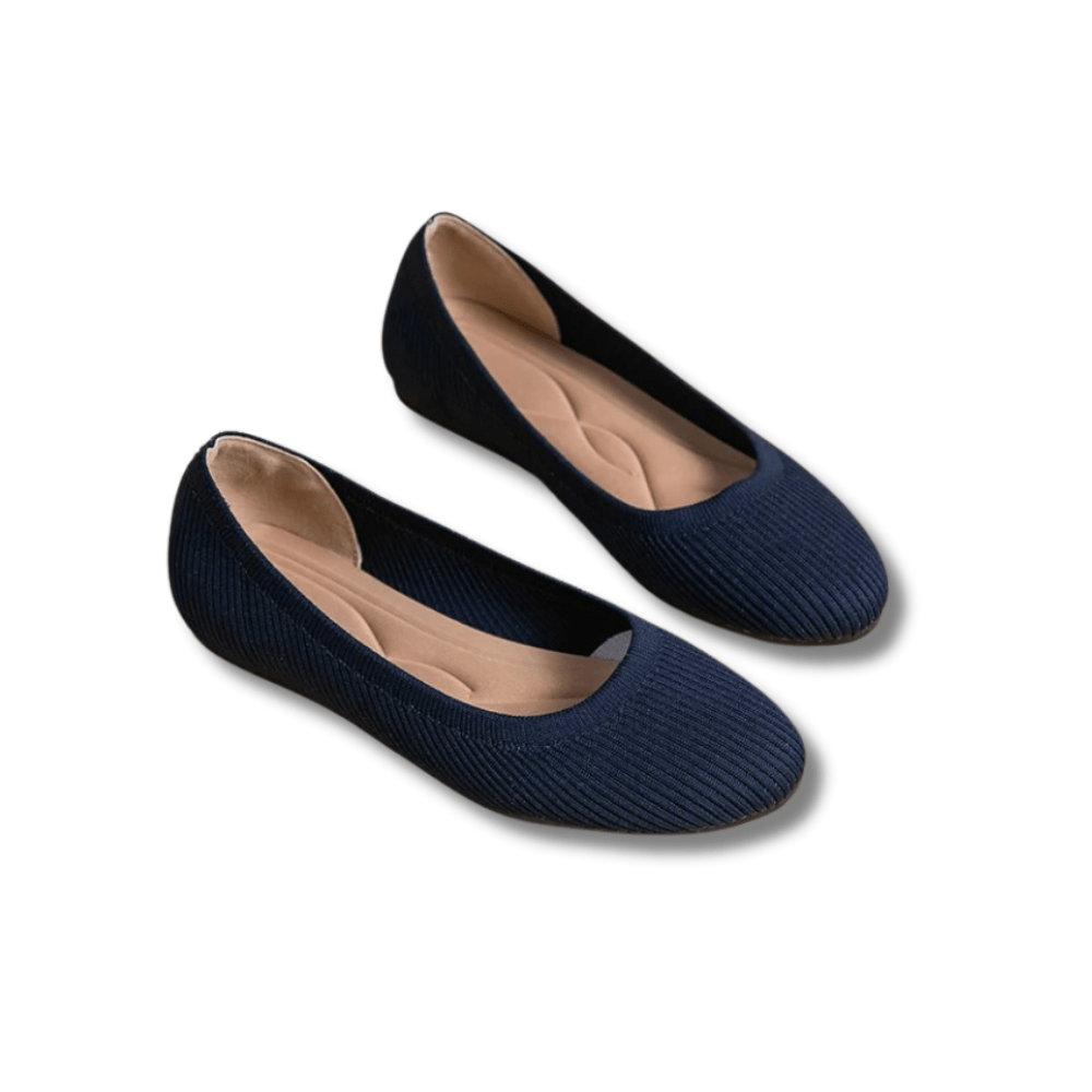 Stretch Knit Ballet Flats | Cushioned Everyday Slip-On | Lightweight Comfort Shoes Canada