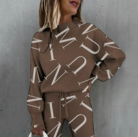 Brown with characters