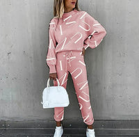 Pink with characters