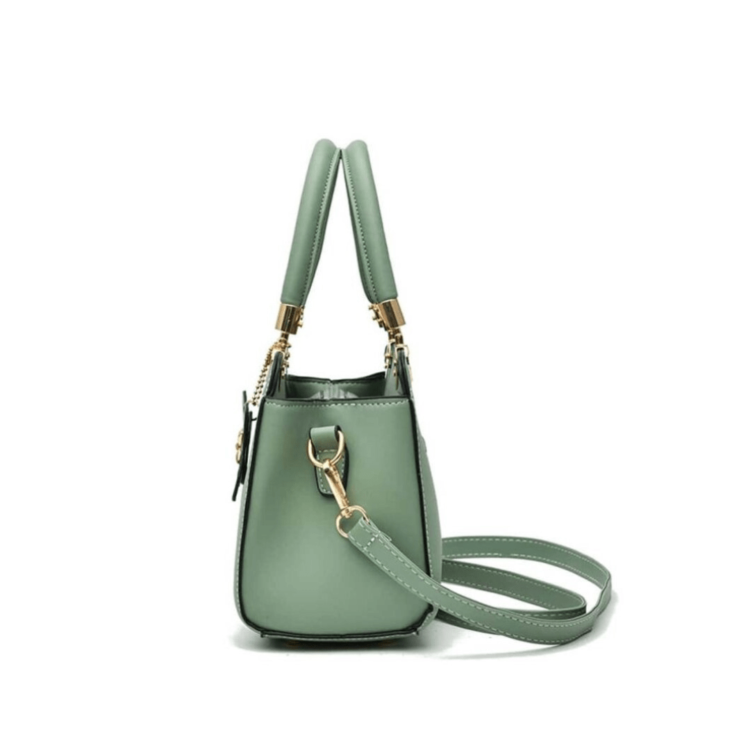 Floral Embroidered Handbag | PU Material | Elegant and Versatile Design