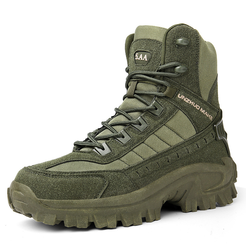 Men’s Tactical Combat Boots | Rugged High Ankle Design | All-Terrain Grip