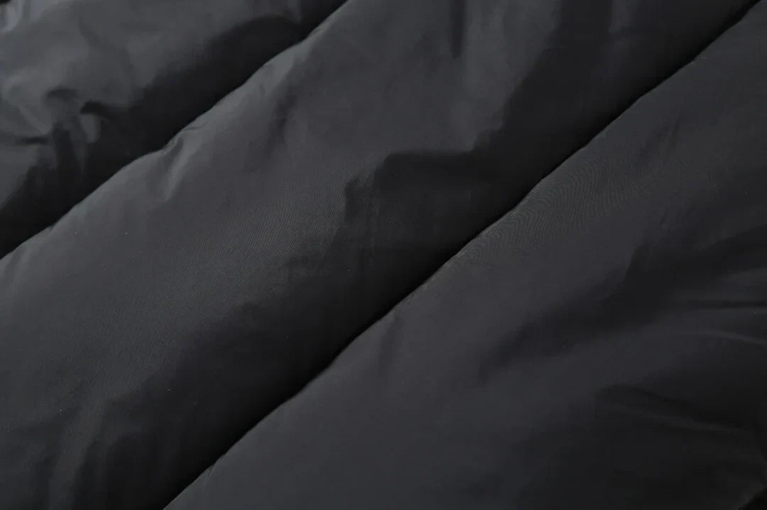 Men’s Hooded Shirt Jacket | Puffer Vest Front & Flannel Sleeves | Layered Hybrid