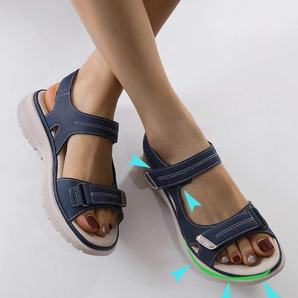 Orthopedic Walking Sandals | Arch Support | Adjustable Velcro Straps