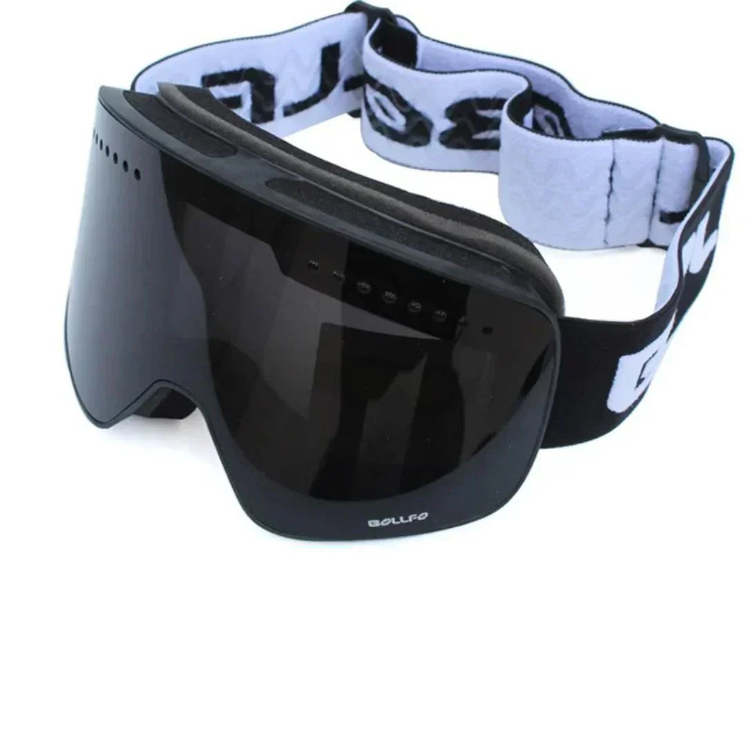 Anti-Fog Ski Goggles | UV400 Mirror Lens | Adjustable Strap Fit