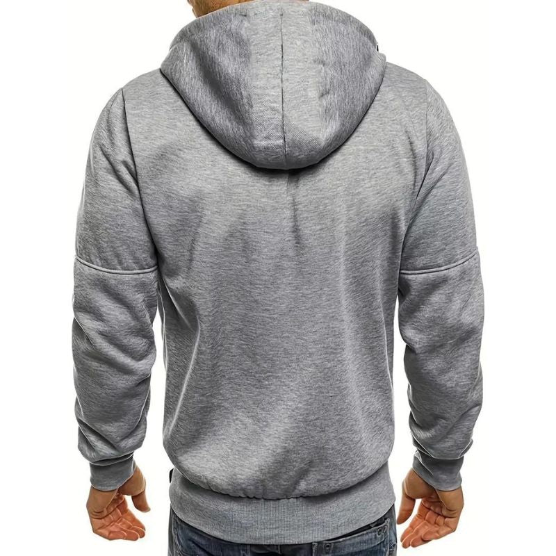 Men’s Full-Zip Hoodie | Tech Knit Fleece | Urban Layer with Zip Pockets