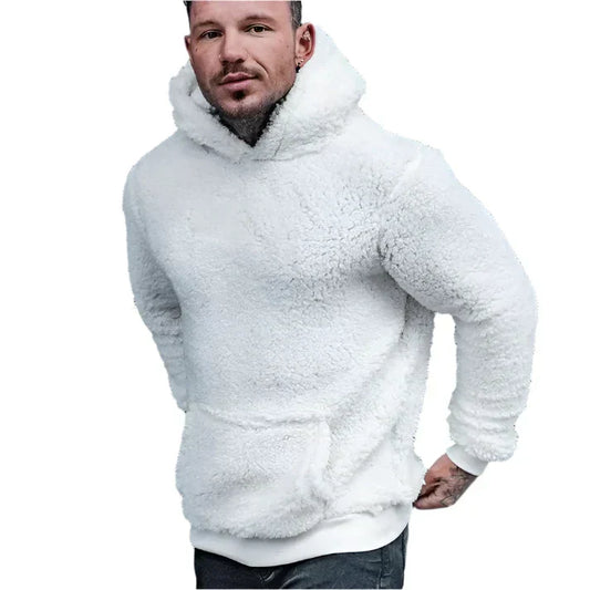 Sherpa Fleece Hoodie | Ultra-Soft Pullover | Warm Winter Lounge Wear