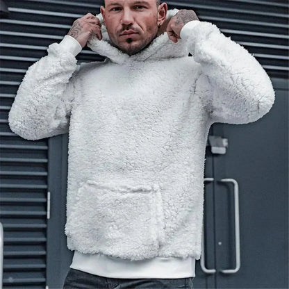 Sherpa Fleece Hoodie | Ultra-Soft Pullover | Warm Winter Lounge Wear