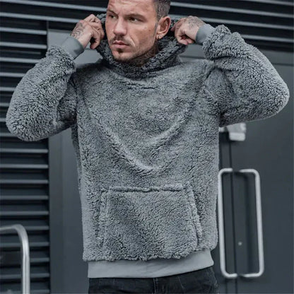 Sherpa Fleece Hoodie | Ultra-Soft Pullover | Warm Winter Lounge Wear