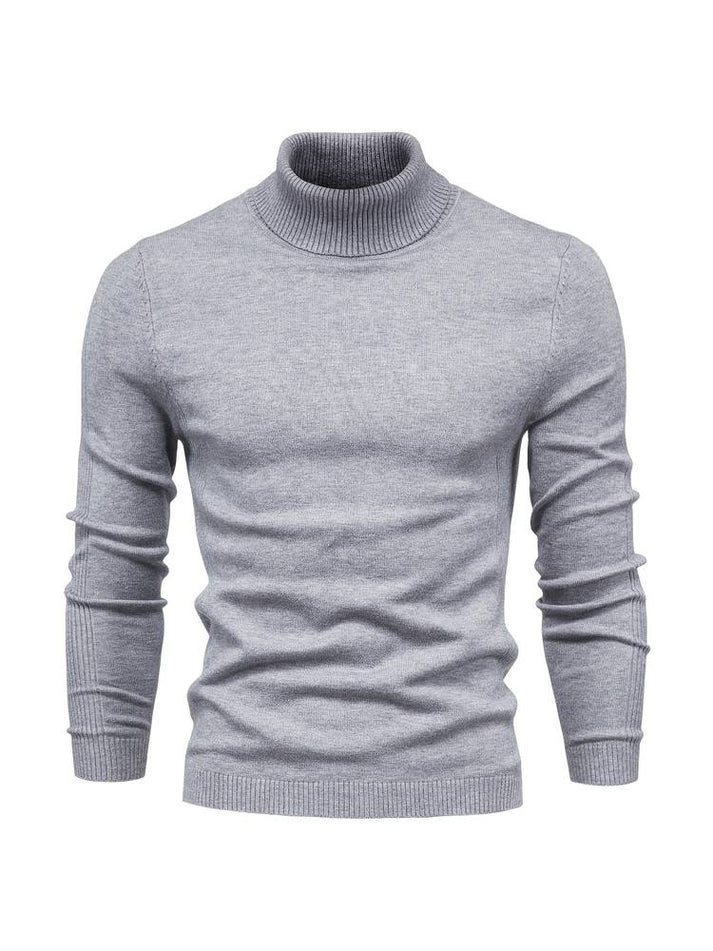 Lightweight Turtleneck Sweater | Fine Knit Pullover | Slim Fit