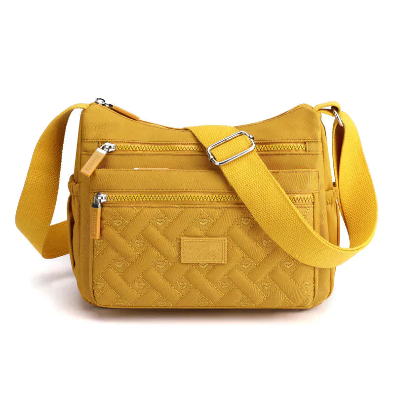 Textured Crossbody Shoulder Bag | Lightweight Casual Sling Purse | Everyday Hands-Free Style