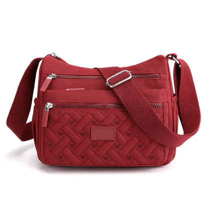Textured Crossbody Shoulder Bag | Lightweight Casual Sling Purse | Everyday Hands-Free Style